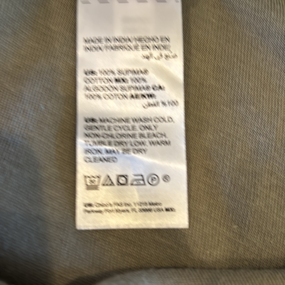 NWT! Chico's Olive Green Knit Tank - Picture 8 of 9